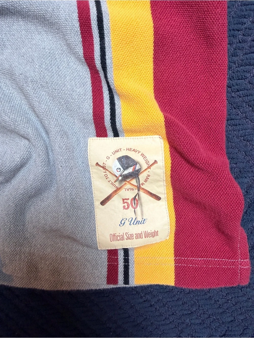 Vintage G-Unit Heavy Weight Polo Shirt Size L - Y2K 50 Cent Hip Hop Retro